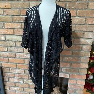 Erin London black cardigan size medium